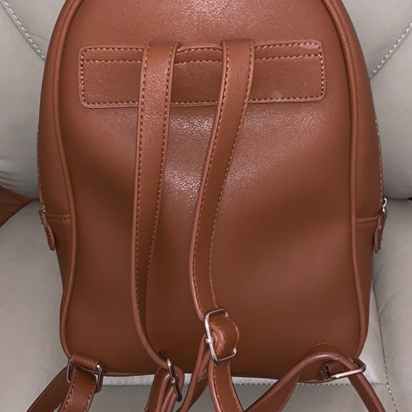 Little Burgundy Caramel Coloured Mini Backpack - Picture 2 of 2
